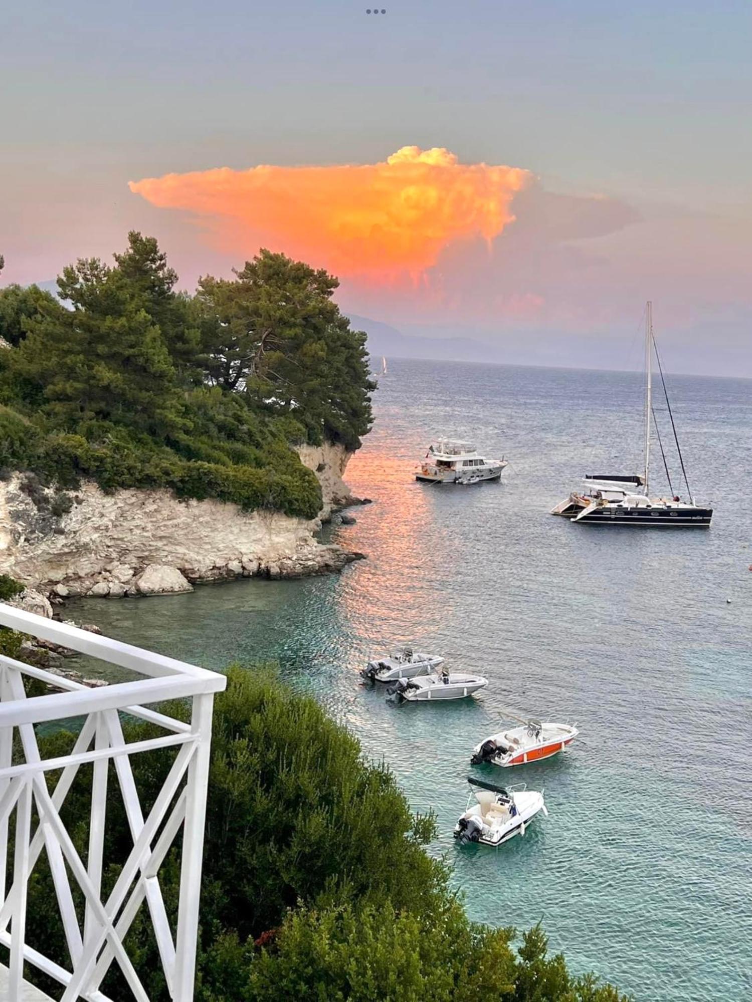 Aronis Spyros Panoramic Seaview Apartments Longós Exterior foto